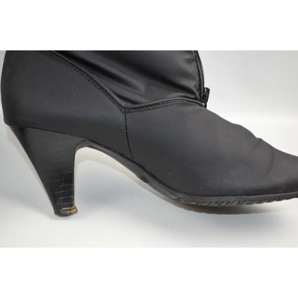 Danelle Snow Boots Womens 9 M Yukon Water Repellant‎ Blue Fur Lined Heeled